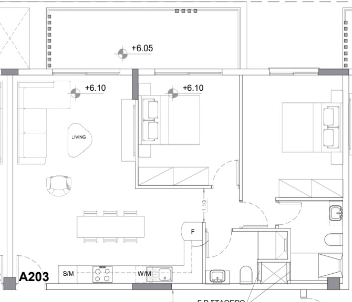 Апартаменты в Пафосе, Кипр, 93 м² - фото 6