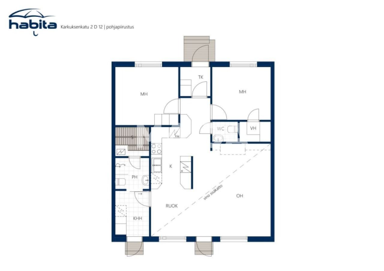 Квартира Торнио, Финляндия, 76 м² - фото 2