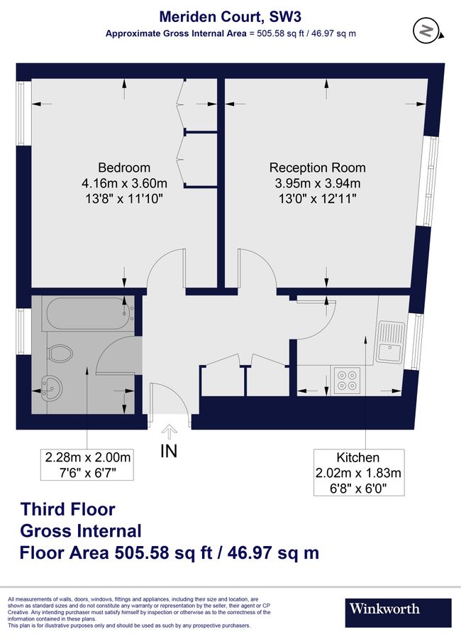Квартира в Лондоне, Великобритания, 47 м² - фото 8