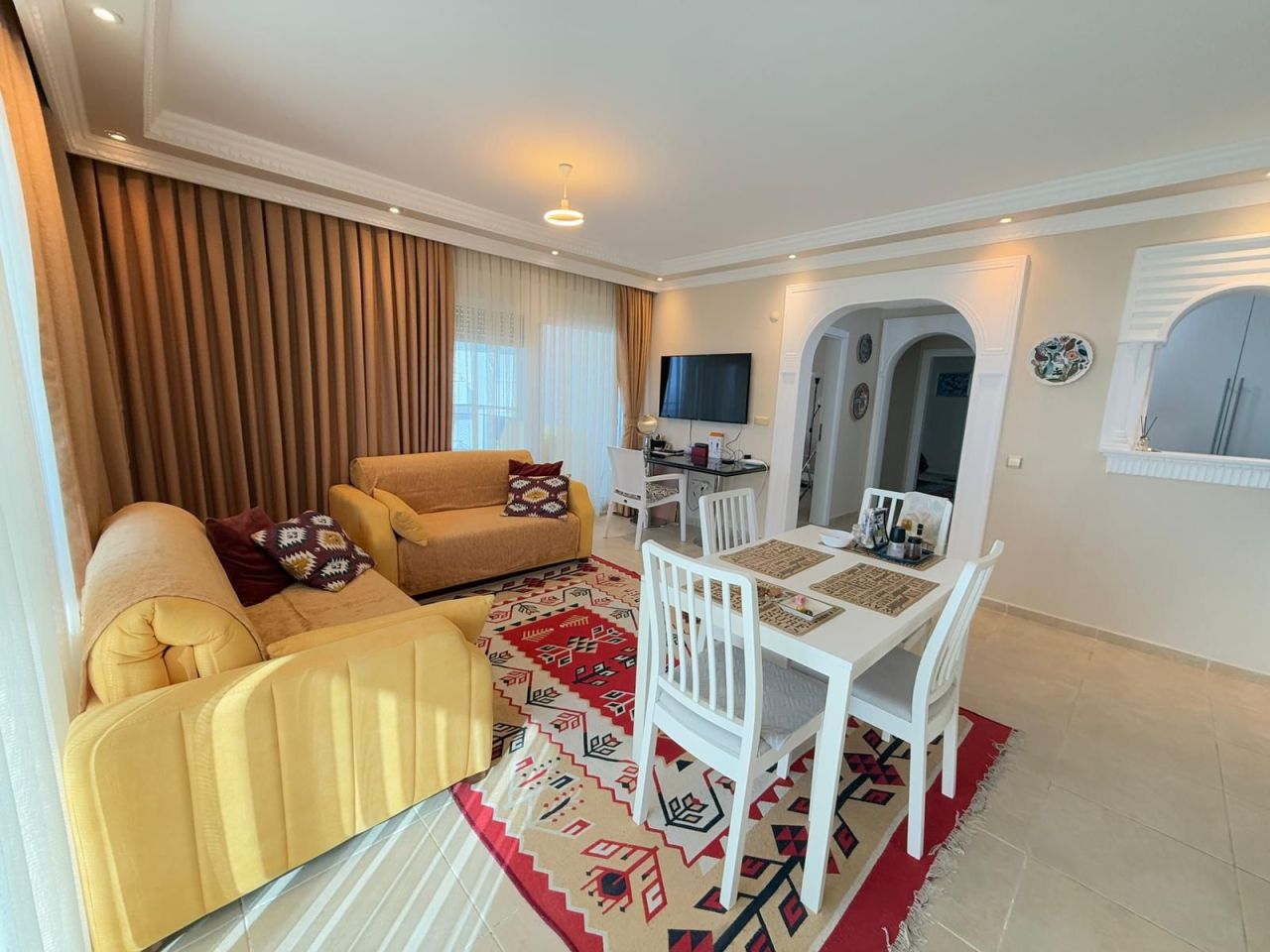 Апартаменты в Алании, Турция, 110 м² - фото 2