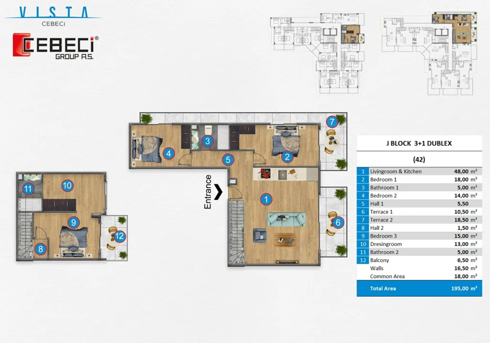 Апартаменты в Кестеле, Турция, 61 м² - фото 5