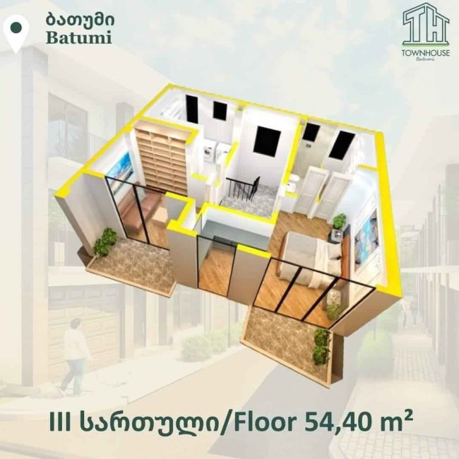 Таунхаус в Батуми, Грузия, 221 м² - фото 6