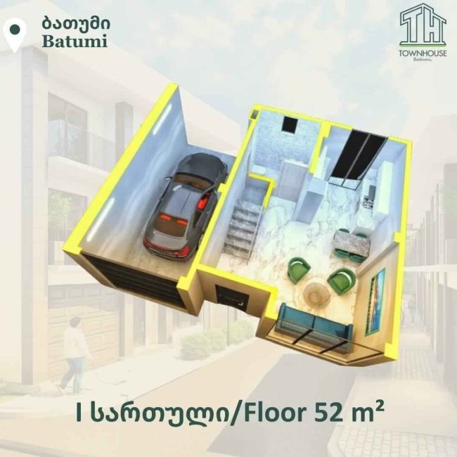 Таунхаус в Батуми, Грузия, 221 м² - фото 7