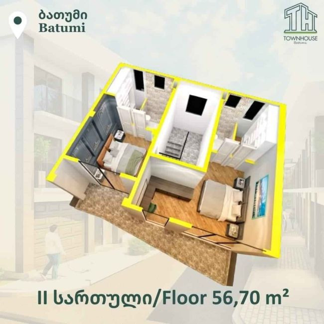 Таунхаус в Батуми, Грузия, 221 м² - фото 9