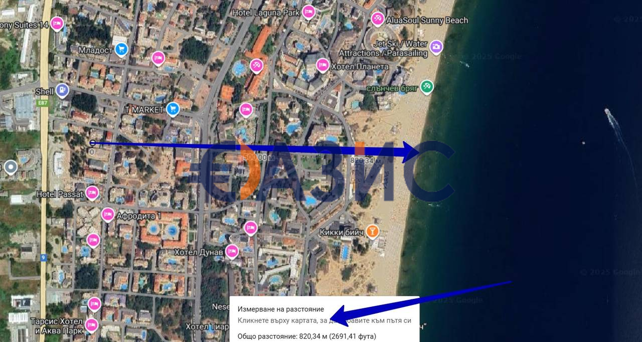 Апартаменты на Солнечном берегу, Болгария, 41.9 м² - фото 10