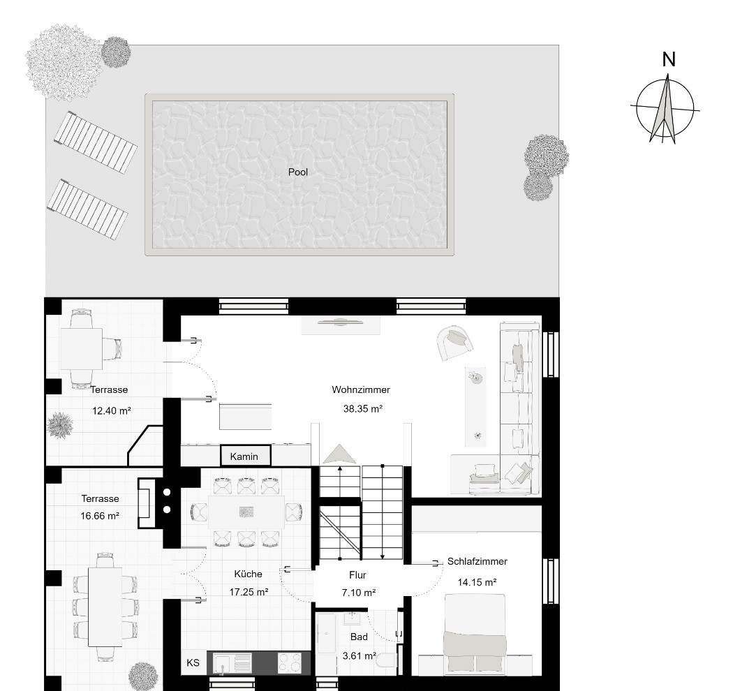 Дом в Порече, Хорватия, 170 м² - фото 11