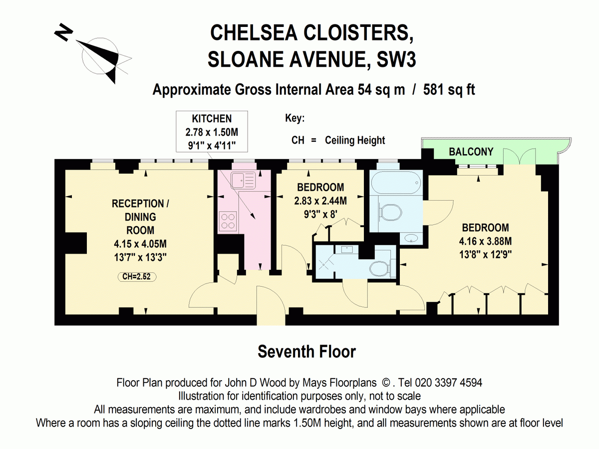 Квартира в Лондоне, Великобритания, 54 м² - фото 4