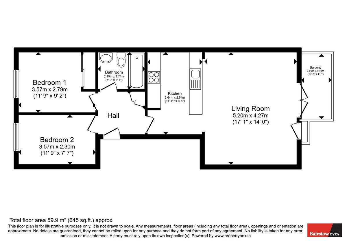 Квартира в Лондоне, Великобритания, 60 м² - фото 6