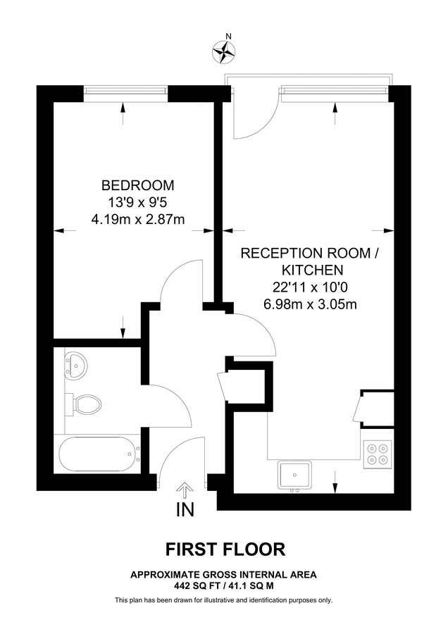 Квартира в Лондоне, Великобритания, 41 м² - фото 7