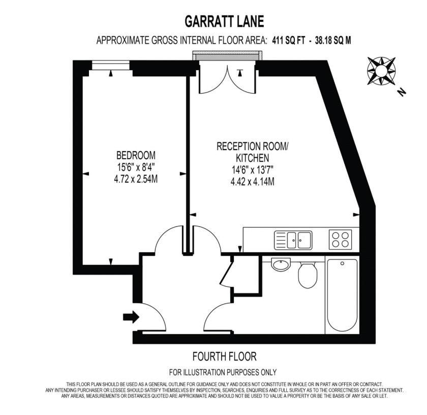 Квартира в Лондоне, Великобритания, 38 м² - фото 9