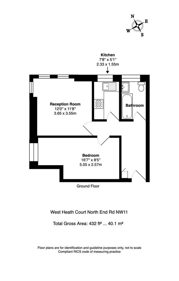 Квартира в Лондоне, Великобритания, 40 м² - фото 10