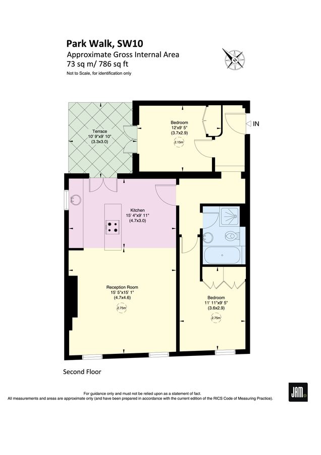Квартира в Лондоне, Великобритания, 73 м² - фото 11