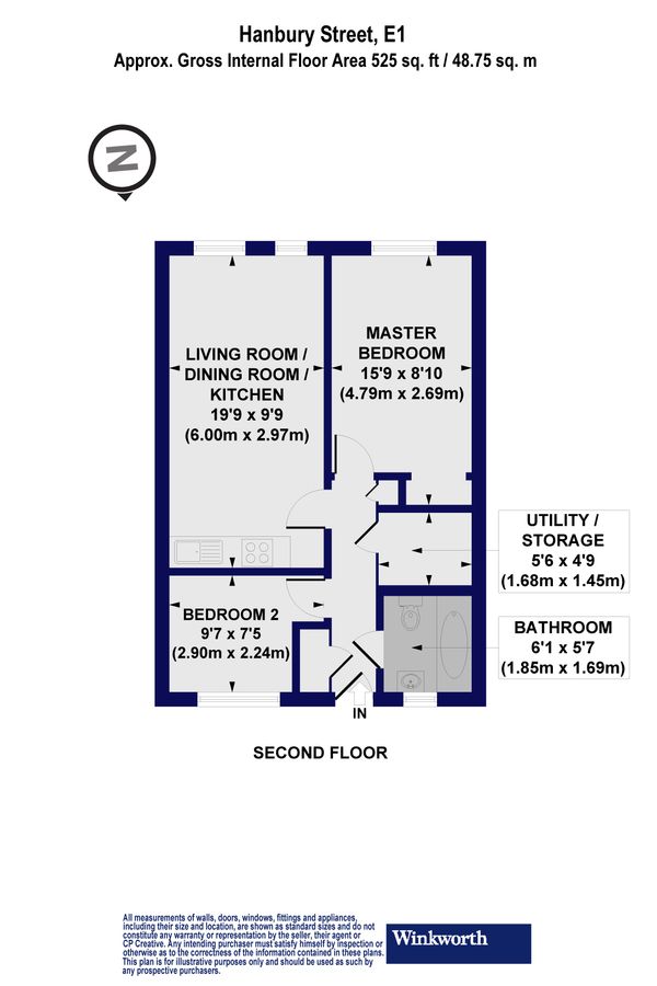 Квартира в Лондоне, Великобритания, 49 м² - фото 11