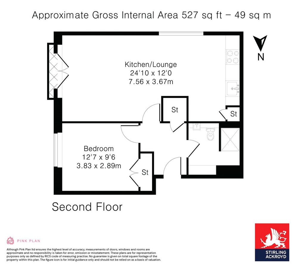 Квартира в Лондоне, Великобритания, 49 м² - фото 11