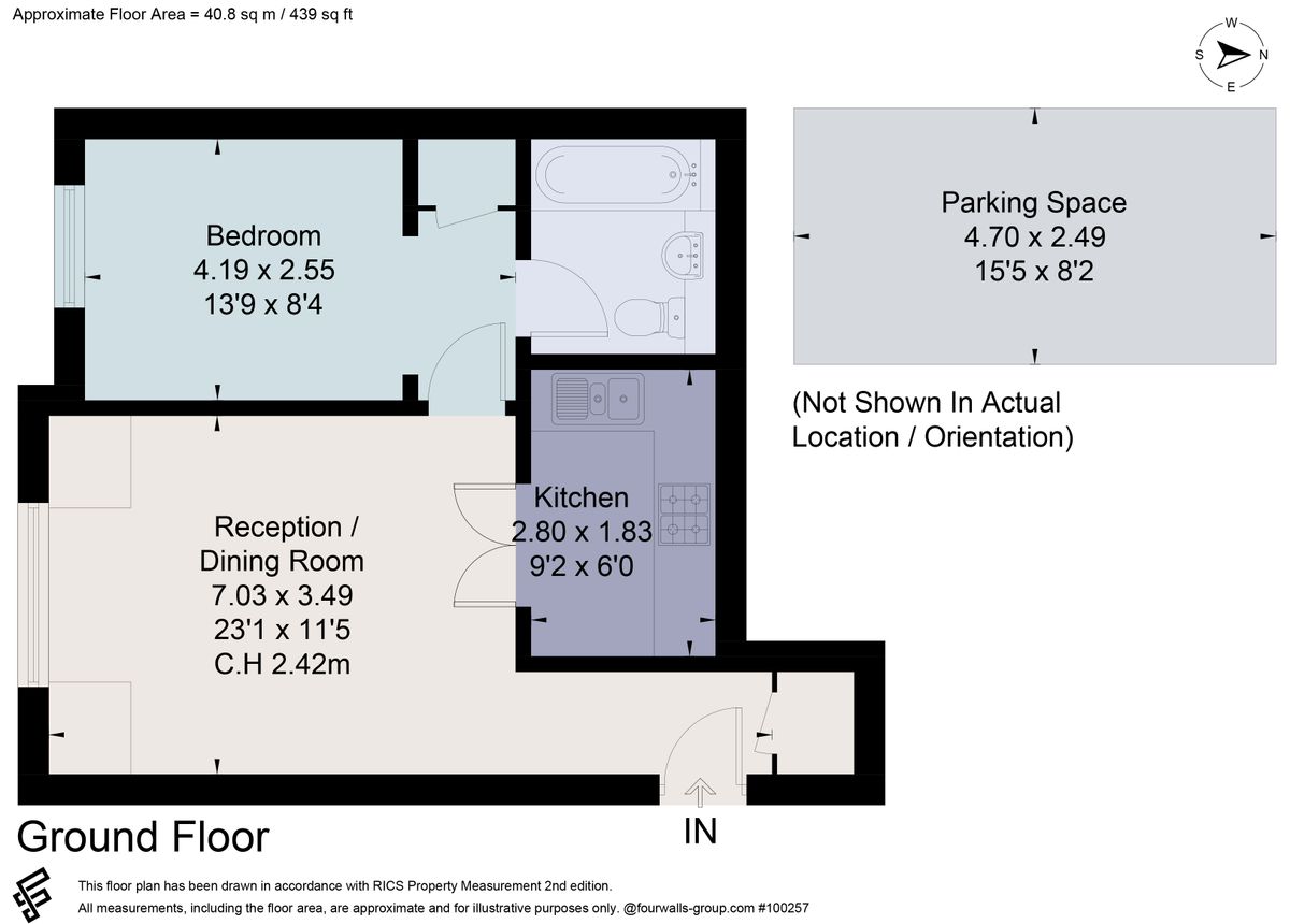 Квартира в Лондоне, Великобритания, 41 м² - фото 12
