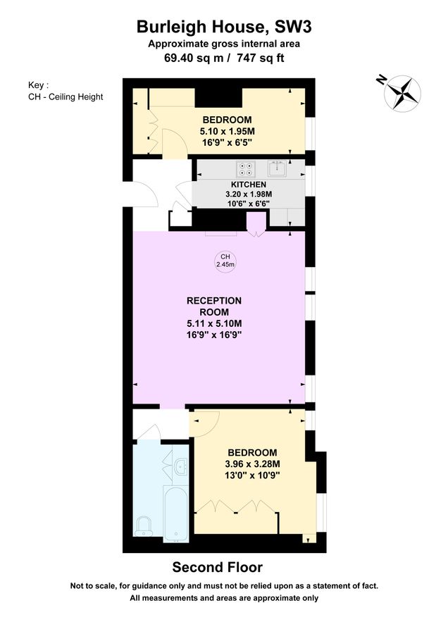 Квартира в Лондоне, Великобритания, 69 м² - фото 12
