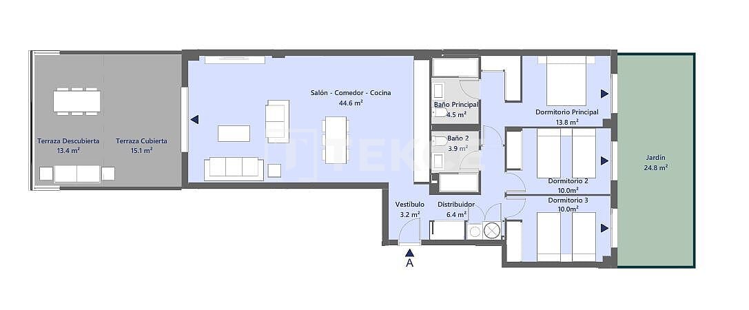 Апартаменты в Михасе, Испания, 115 м² - фото 13