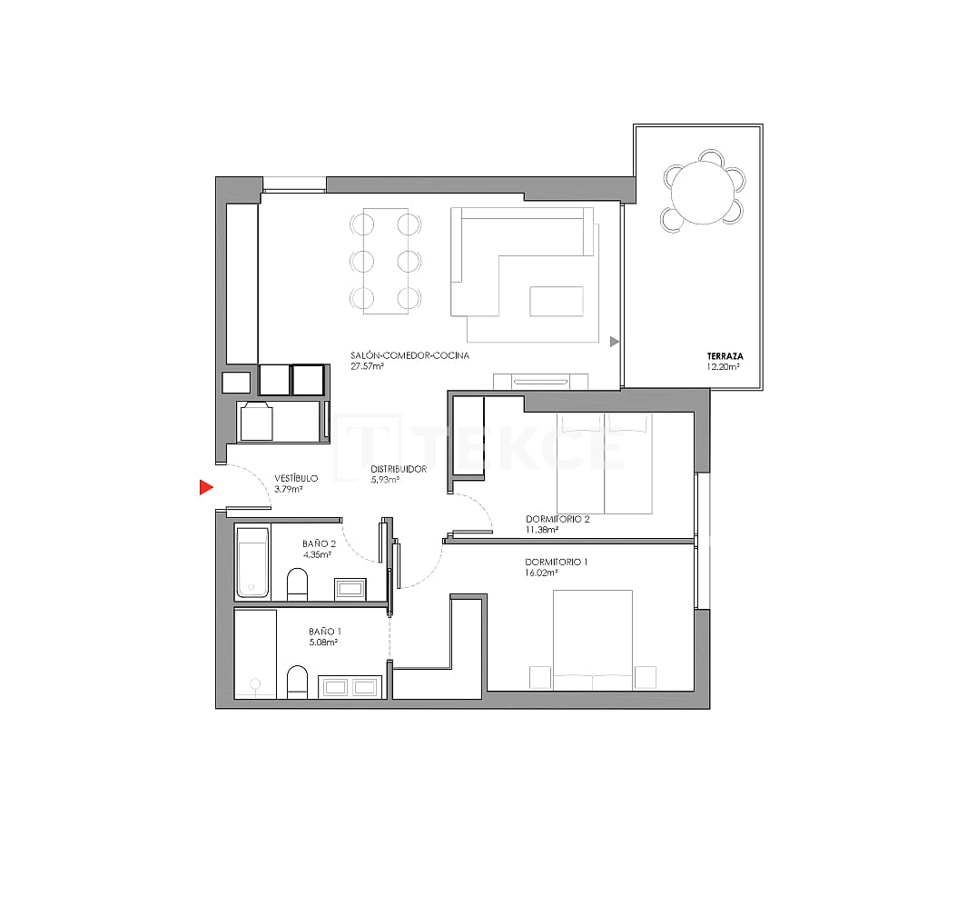 Апартаменты в Кубельесе, Испания, 122 м² - фото 13