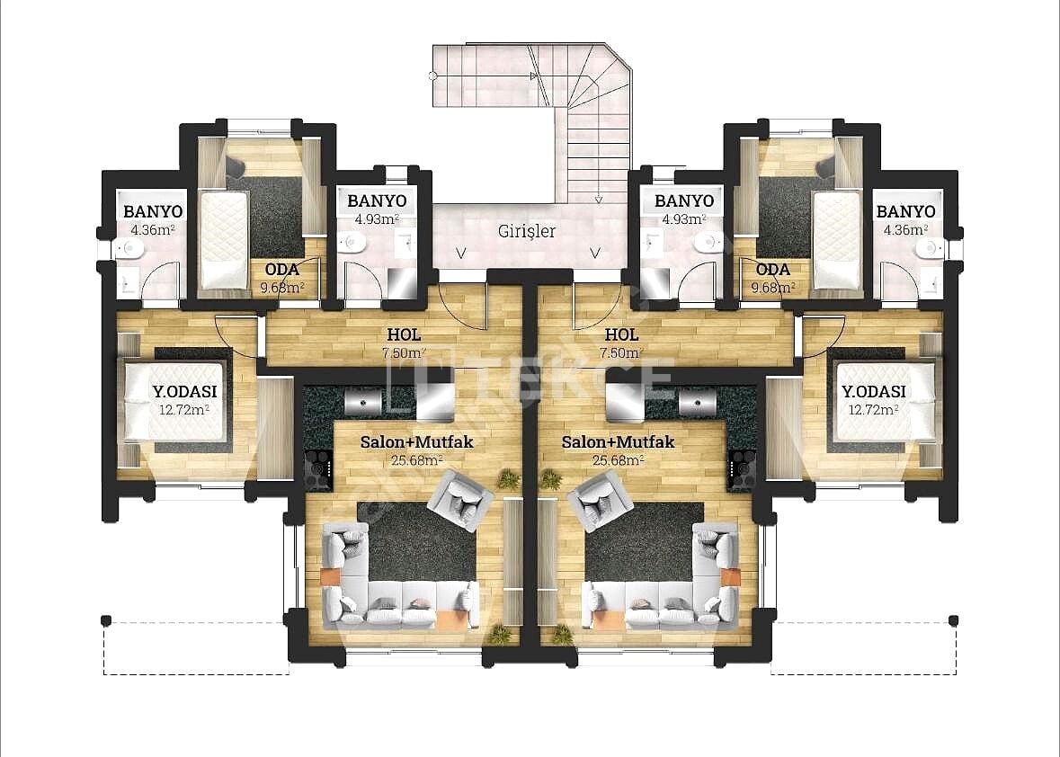 Апартаменты Муданья, Турция, 138 м² - фото 15