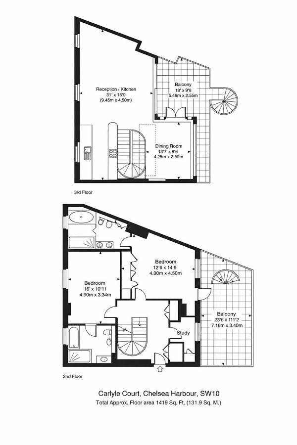 Квартира в Лондоне, Великобритания, 132 м² - фото 14