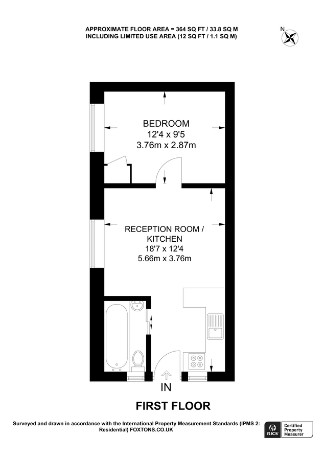 Квартира в Лондоне, Великобритания, 34 м² - фото 14