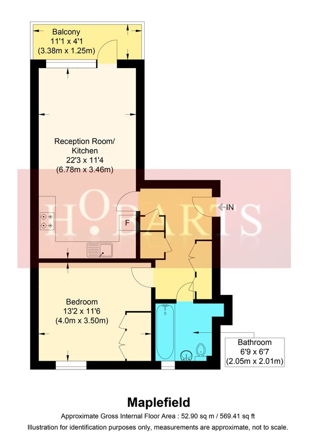 Квартира в Лондоне, Великобритания, 53 м² - фото 15