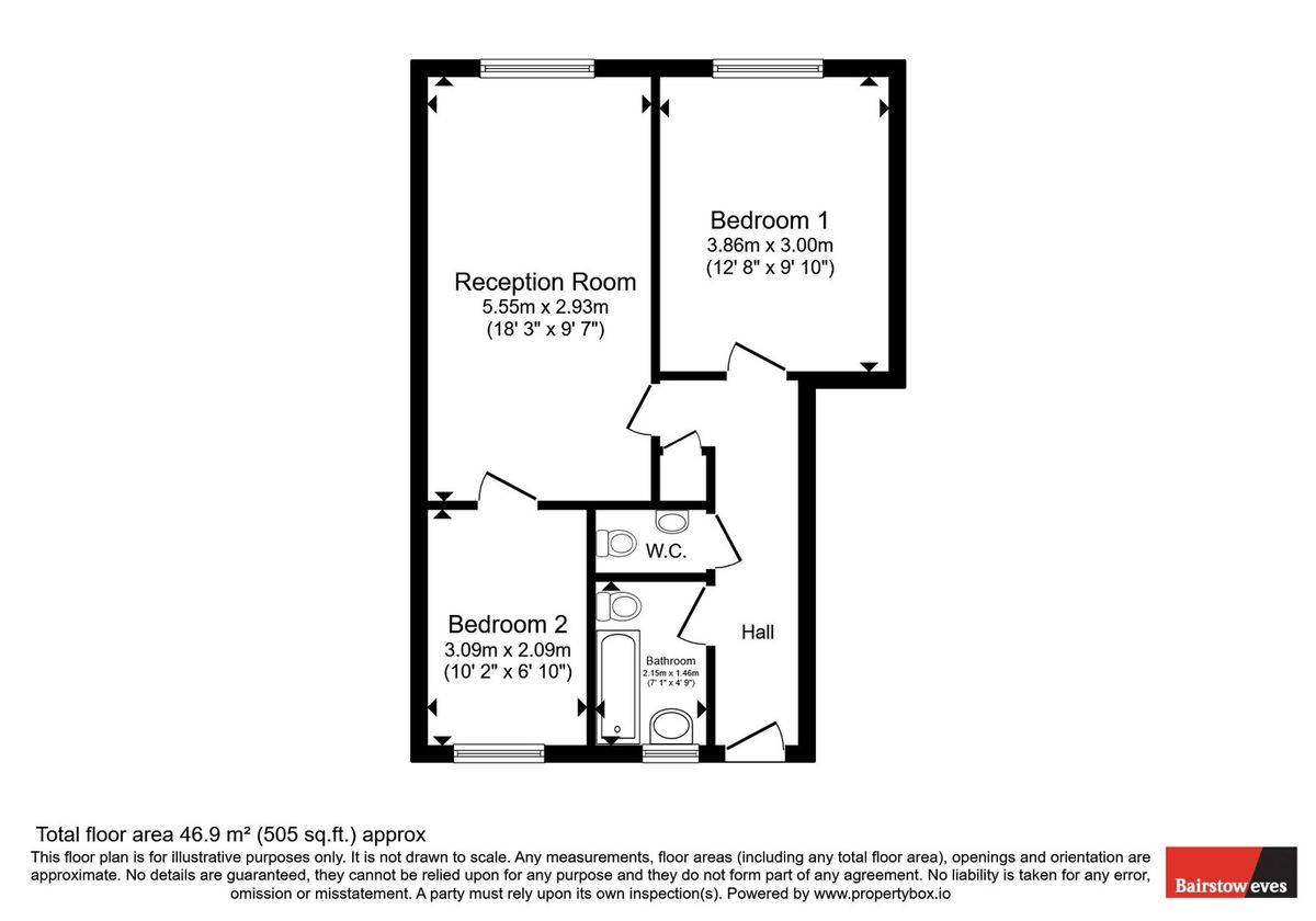 Квартира в Лондоне, Великобритания, 47 м² - фото 18