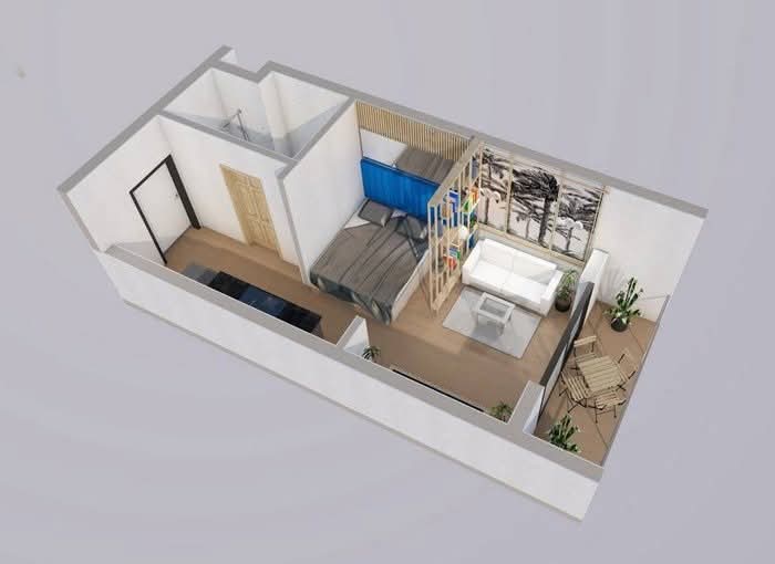 Квартира в Мерсине, Турция, 35 м² - фото 3