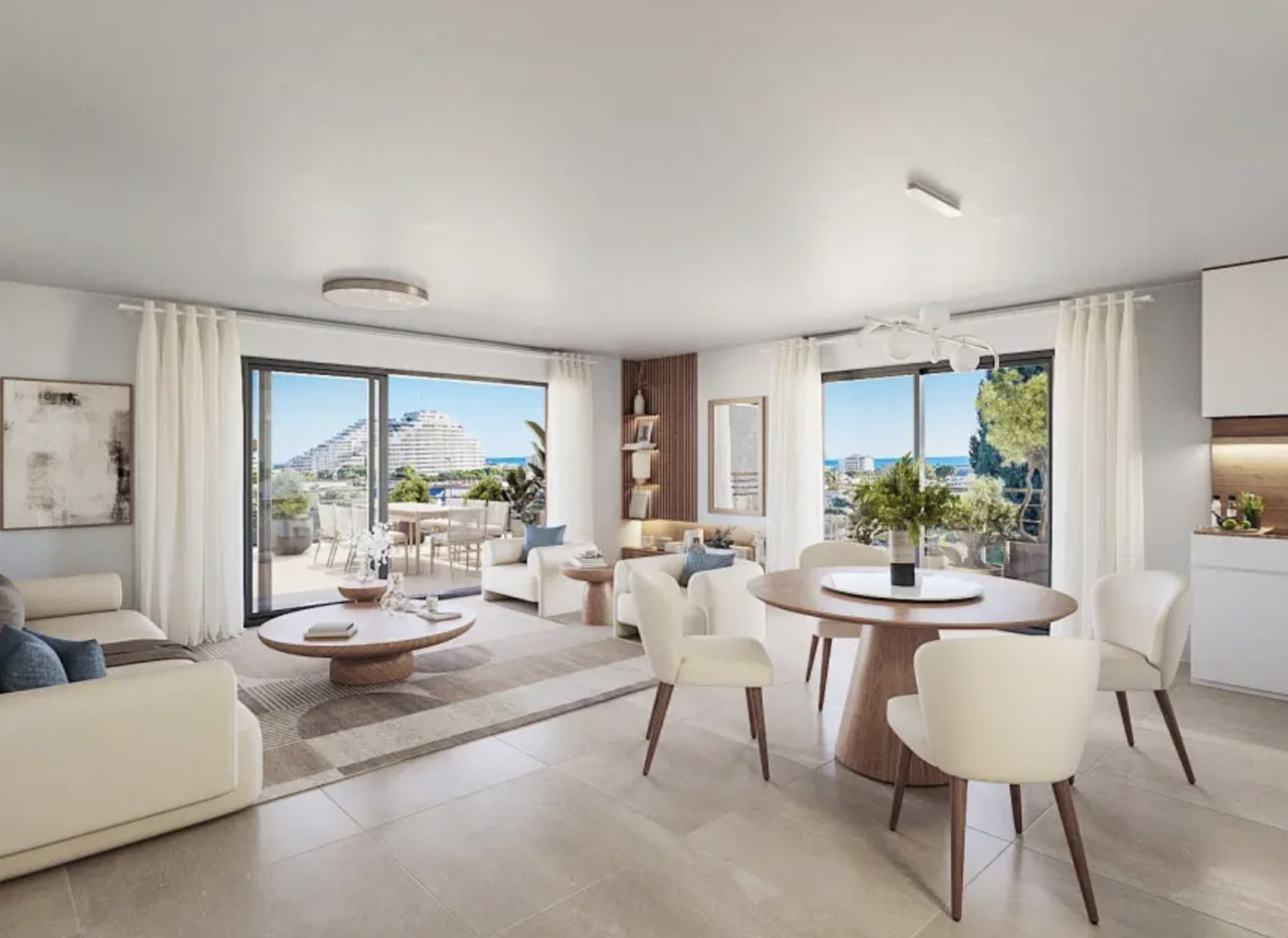 Апартаменты в Вильнёв-Лубе, Франция, 46 м² - фото 3