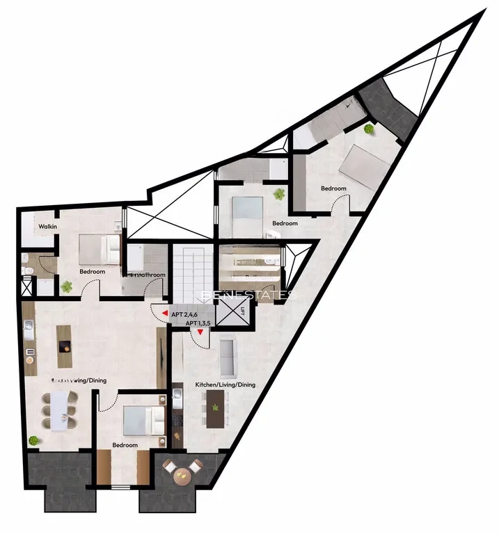 Квартира в Сан-Лоренце, Мальта, 97 м² - фото 1