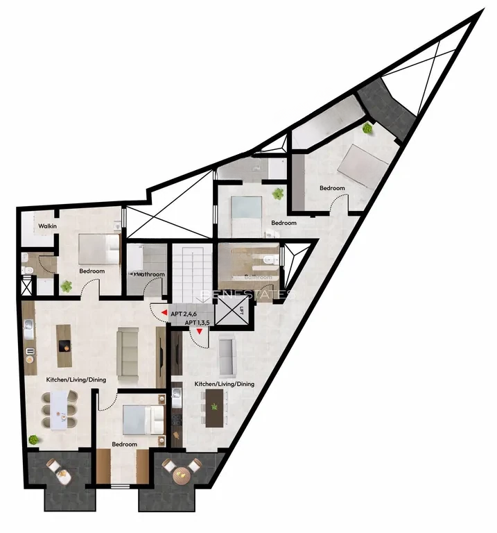 Квартира в Сан-Лоренце, Мальта, 90 м² - фото 2