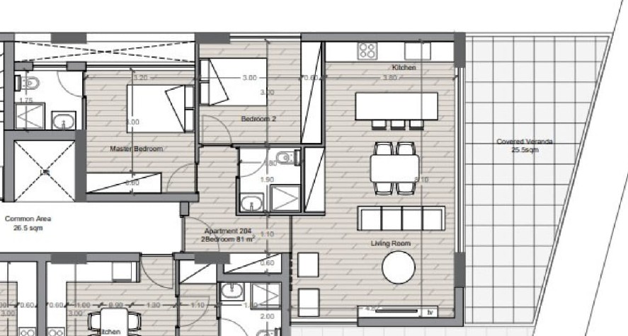 Апартаменты в Лимасоле, Кипр, 107 м² - фото 8