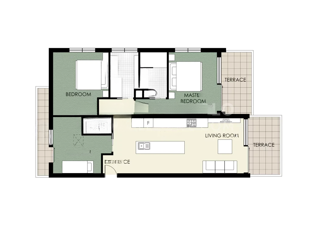Квартира в Монте Карло, Монако, 112 м² - фото 12