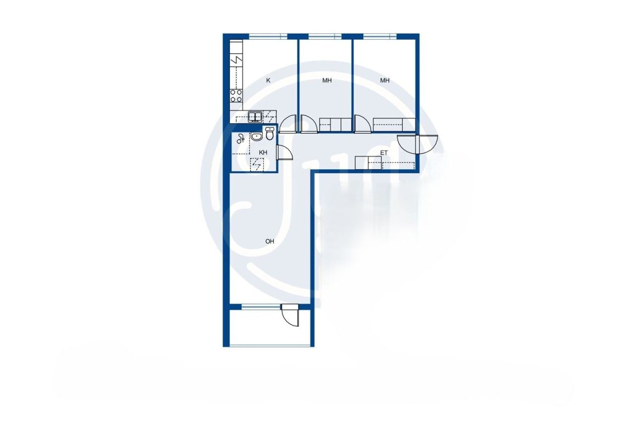 Квартира в Коуволе, Финляндия, 74 м² - фото 2