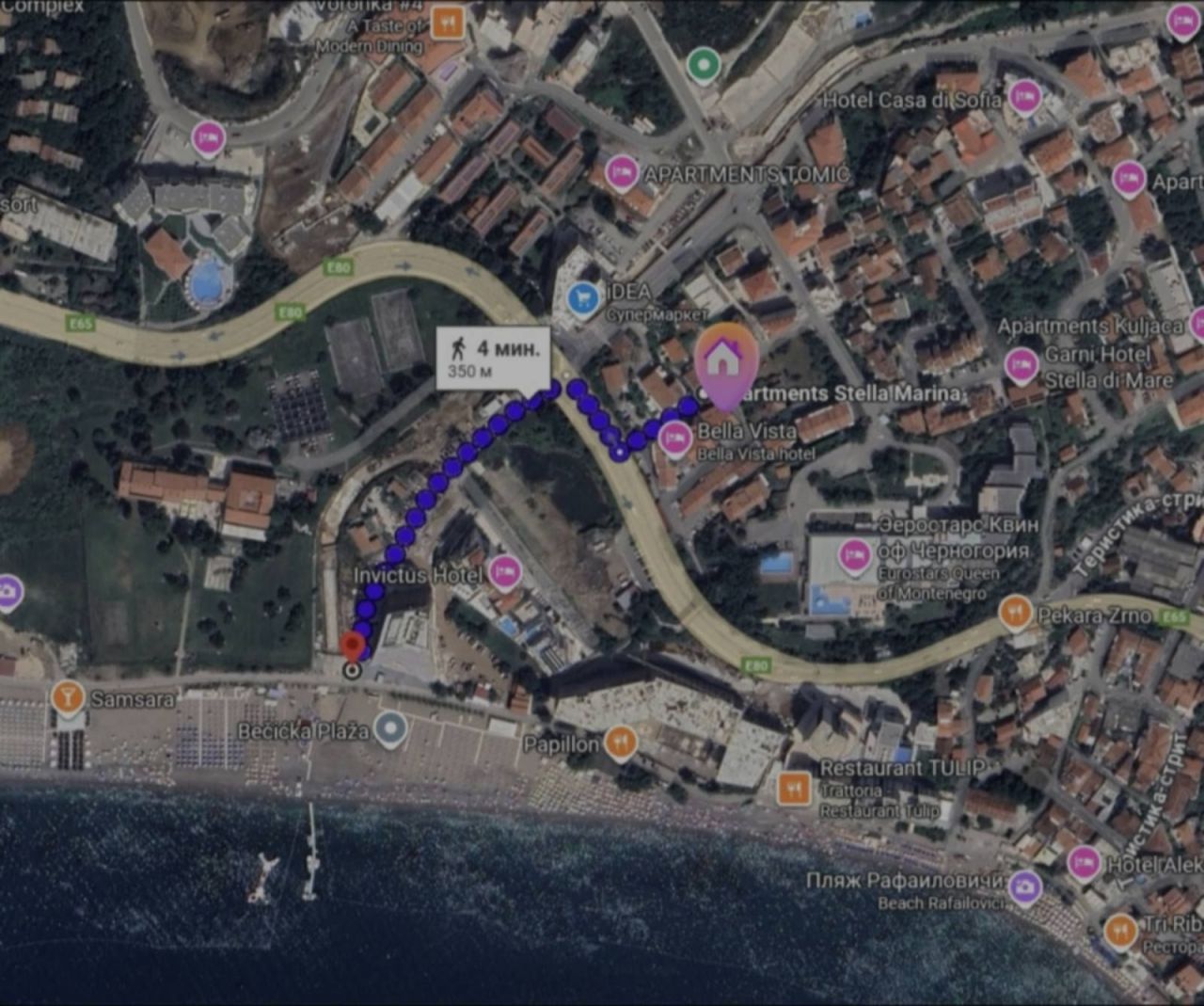 Квартира в Бечичи, Черногория, 67 м² - фото 6