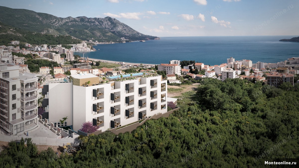Апартаменты в Бечичи, Черногория, 58 м² - фото 2