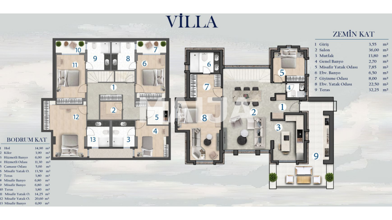 Вилла в Бодруме, Турция, 310 м² - фото 2