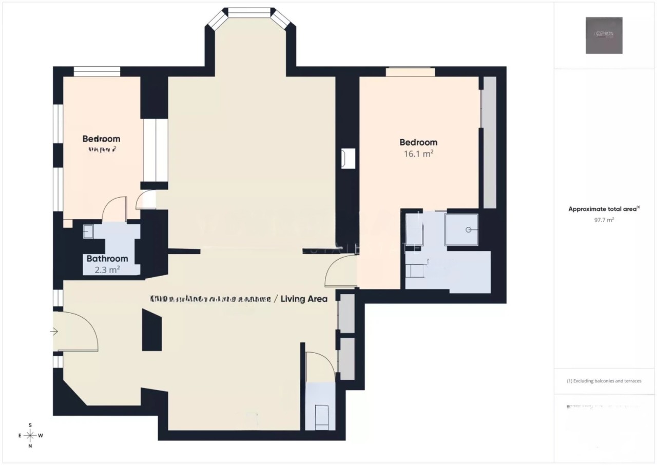 Квартира в Каннах, Франция, 98 м² - фото 10