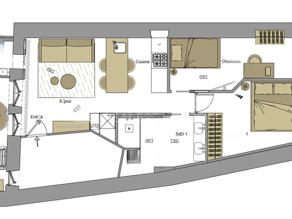 Квартира в Монако, Монако, 72 м² - фото 13