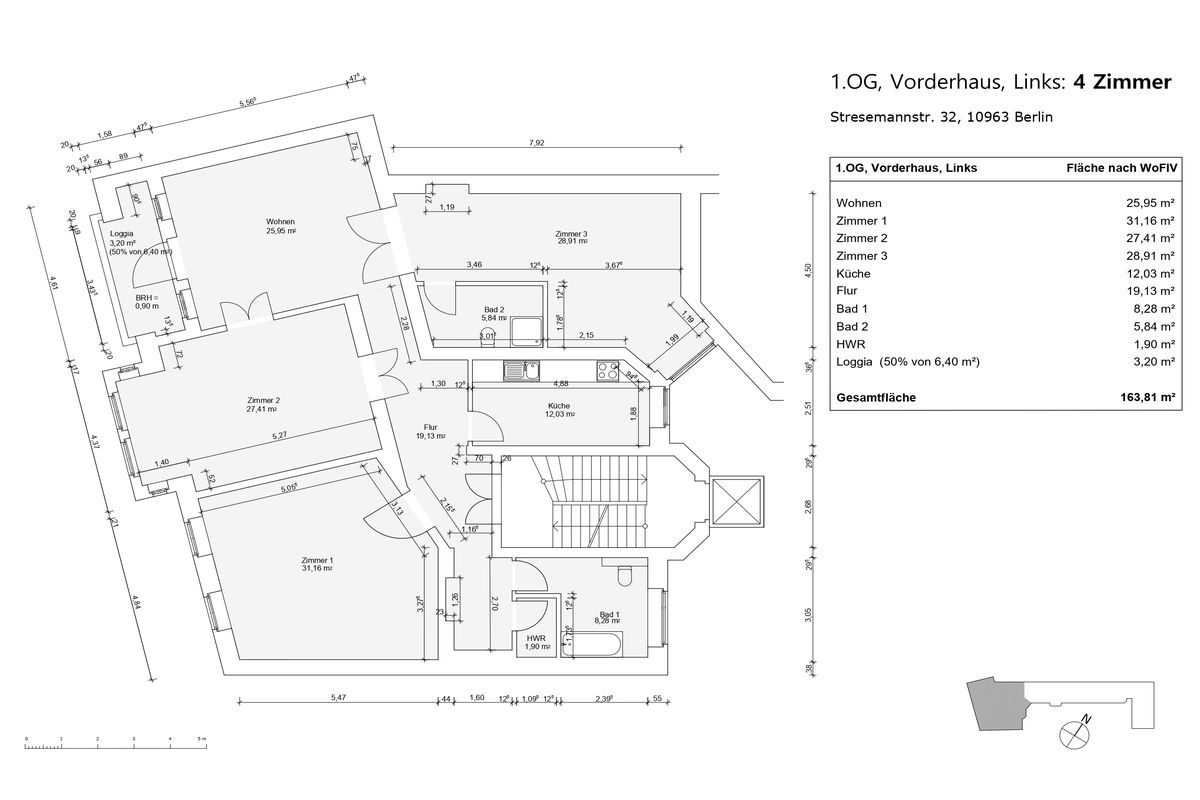 Квартира в Берлине, Германия, 163 м² - фото 10