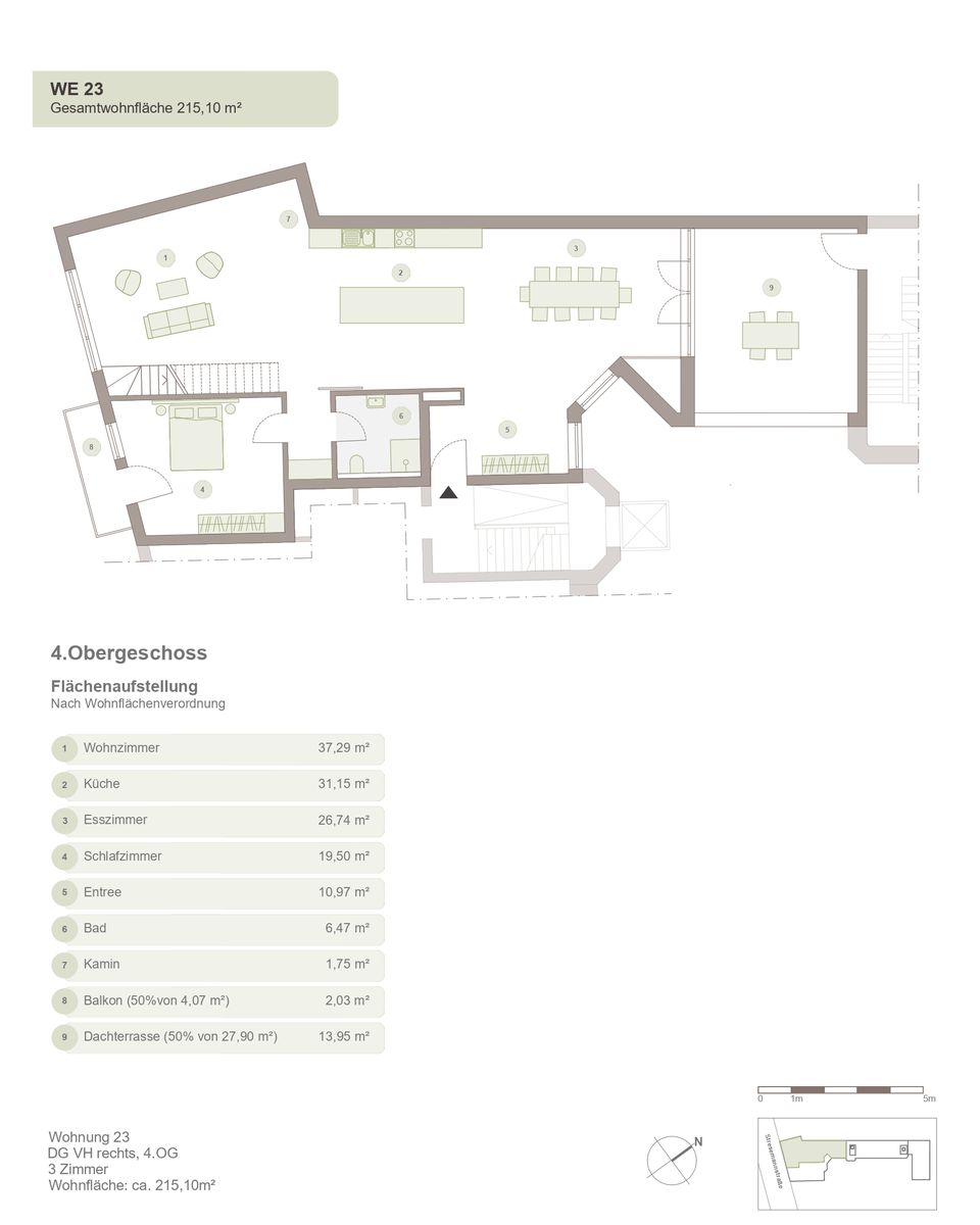 Пентхаус в Берлине, Германия, 215 м² - фото 6