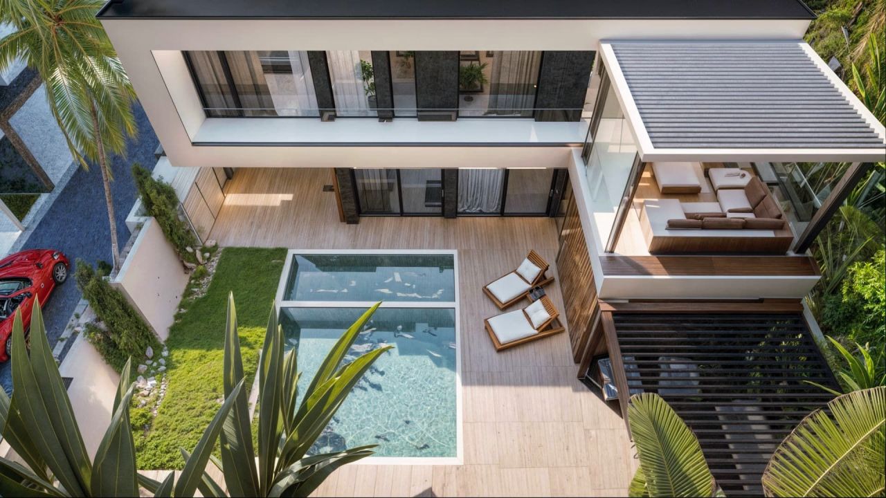 Вилла на пляже Найтон, Таиланд, 196 м² - фото 8