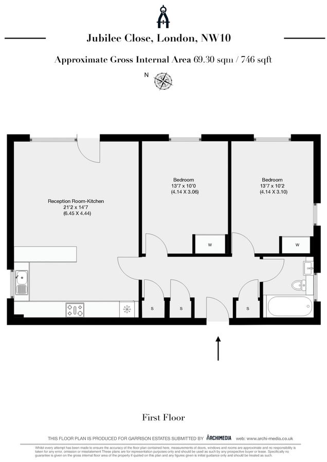Квартира в Лондоне, Великобритания, 69 м² - фото 4