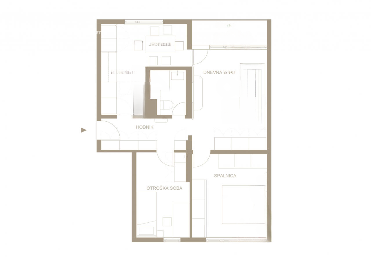 Квартира в Любляне, Словения, 75 м² - фото 4