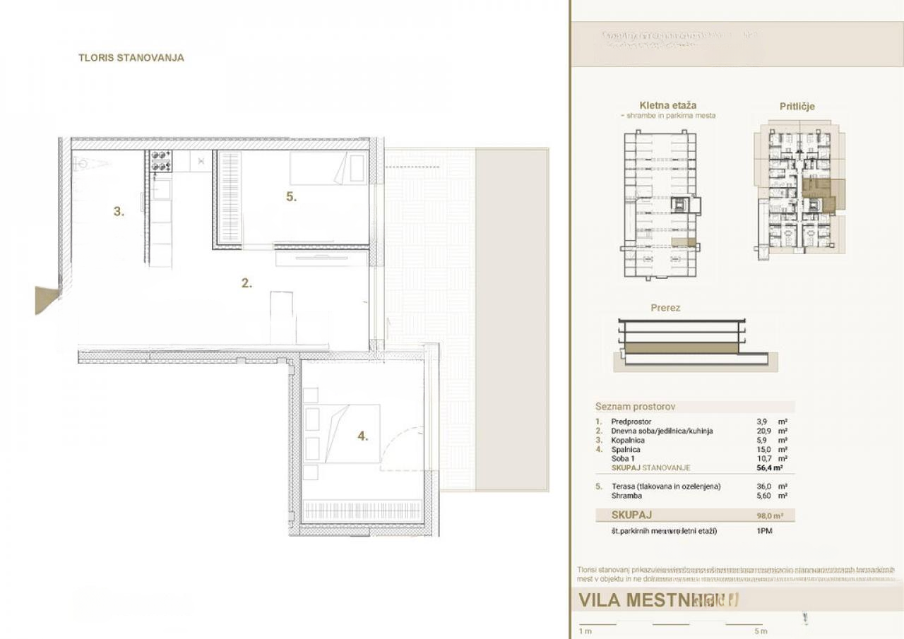 Квартира в Любляне, Словения, 98 м² - фото 5