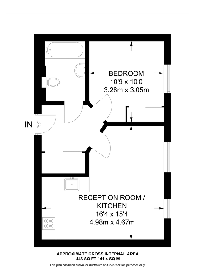 Квартира в Лондоне, Великобритания, 41 м² - фото 7