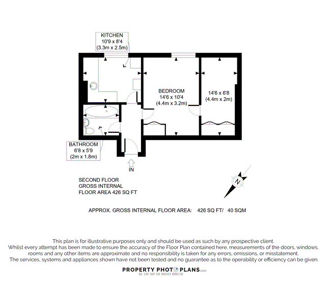 Квартира в Лондоне, Великобритания, 40 м² - фото 7