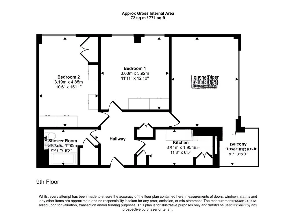 Квартира в Лондоне, Великобритания, 68 м² - фото 7