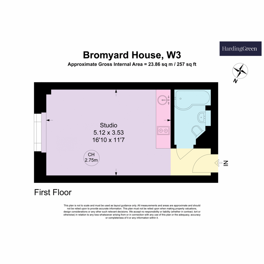 Квартира в Лондоне, Великобритания, 24 м² - фото 10