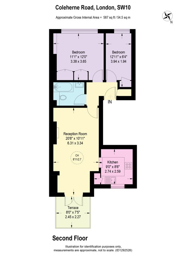 Квартира в Лондоне, Великобритания, 55 м² - фото 11